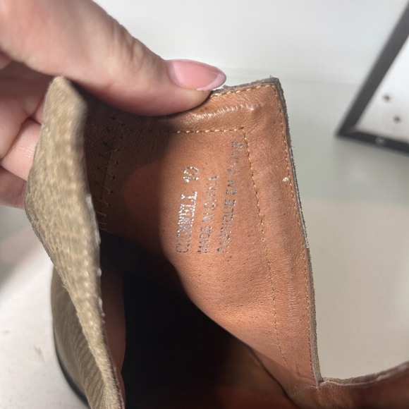 Jeffrey Campbell Textured Ankle Boots Womens 9 Taupe Brown Leather Western He - Picture 9 of 9